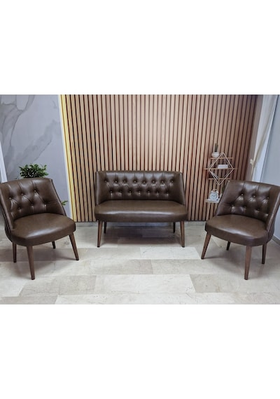 Azra Mobilya Deri Çay Seti Koltuk Takımı - Bekleme Salonu - Cafe Mobilya - Ofis Mobilya - Balkon Mobilya Acı Kahve Azra Mobilya Deri Çay Seti Koltuk Takımı - Bekleme Salonu - Cafe Mobilya - Ofis Mobilya - Balkon Mobilya Acı Kahve