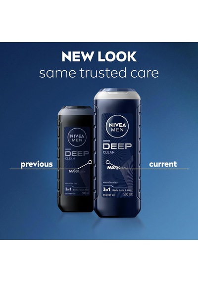Men Erkek Deep Dimension Banyo Ve Duş Jeli 500ml, 3'ü1 Arada Komple Bakım, Vücut Saç Ve Yüz 299950 Diğer