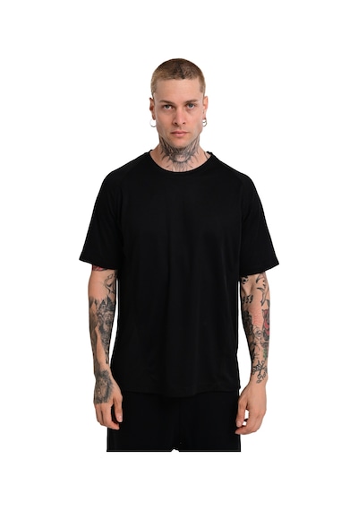 Sportive Huelva Erkek Siyah Koşu T-shirt 24ke002-syh 1656112 SIYAH