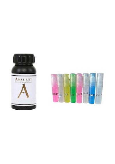 Akscent Koku Esansı Tanışma Paketi 250 ML + Numune Tüpleri 8'li