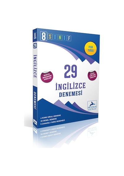 8. Sınıf LGS İngilizce 29 Deneme- PRF Paraf Yayınları