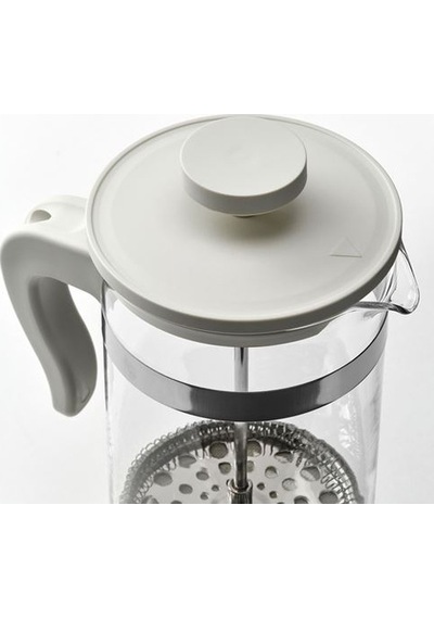 Ikea Upphetta French Press, Paslanmaz Çelik-kırık Beyaz, 1 Lt