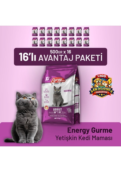 Gurme Yetişkin Kedi Maması - 16 Adet