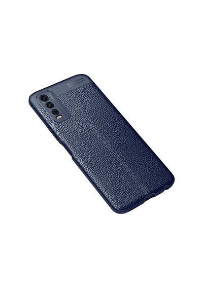 Vivo Y20s Kılıf Zore Niss Silikon Kapak Lacivert