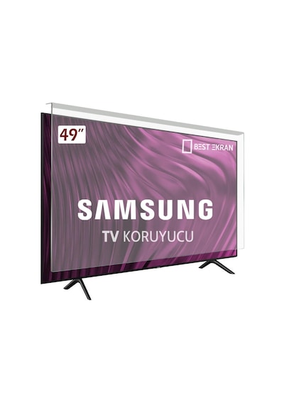 Bestekran Samsung Uyumlu UE49N5300AU TV Ekran Koruyucu 49" İnç 123 Cm