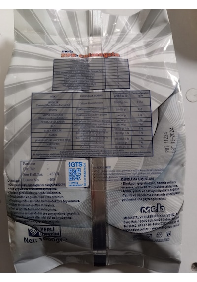 Mebor Calmagzin 1 Kg - 5-5-15+ 8cao + 5mgo +3zn Npk Gübresi 1 KG