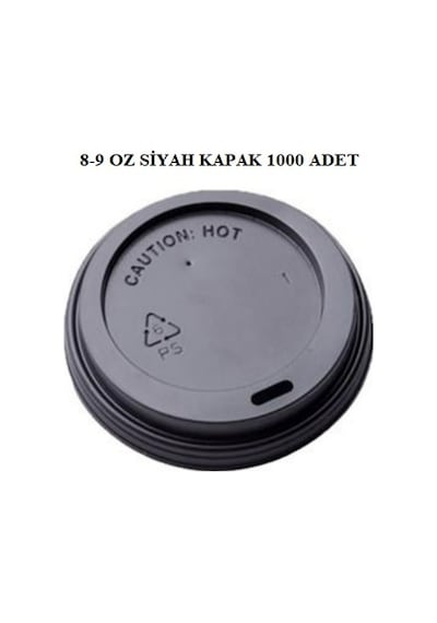 Siyah Kapak Emzikli 8-9 Oz 1000 Lİ 1 KOLİ