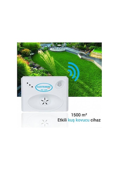 Repel EB1500 Sonic Ultrasonic Kuş Kovucu Cihaz 1500 M² Etkili 2'li