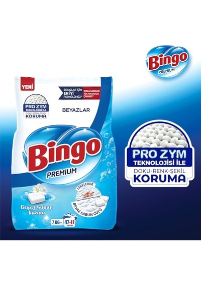 Premium Toz Çamaşır Deterjanı 7 Kg Beyaz