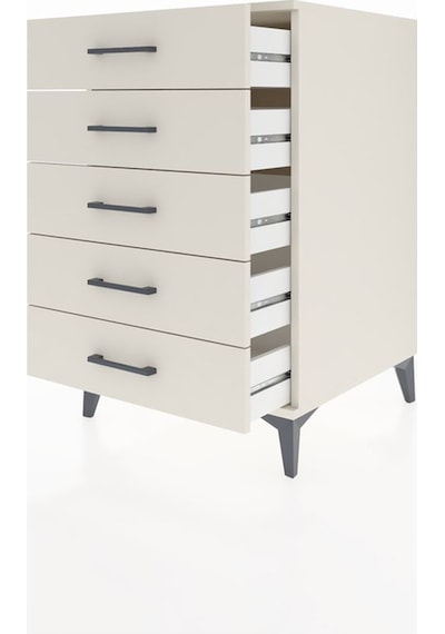 Kronos Komodin 5 Çekmeceli 60x59x96 Aytaşı-aytaşı Aytaşı