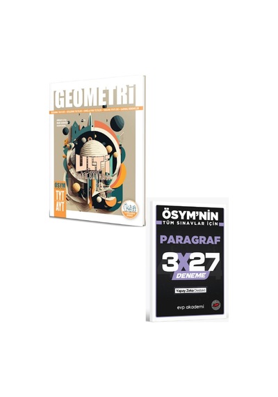 2027 Ulti 2027 Tyt Ayt Geometri Soru Bankası+ Evp Akademi Paragraf