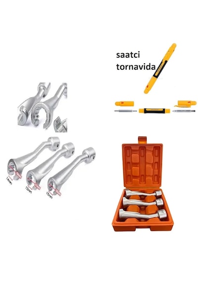 Rico 1/2 Enjektör Sensör Oksijen Sökme Lokması 3 Parça Set