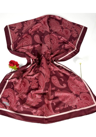İPEKAL Soft Pamuk Şal-75 X 190 -06574 Bordo