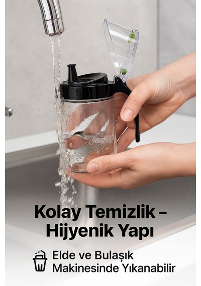 660 Ml Şeffaf Cam Yağdanlık Zeytinyağı, Sirke, Nar Ekşisi İçin İdeal Siyah Diğer