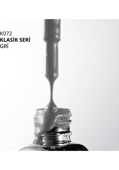 Kalıcı Oje K072, Gri, 10 Ml Diğer