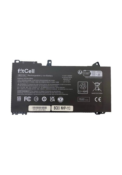 Fitcell Hp Re03xl Hstnn-ub7r Notegook Batarya - Pil