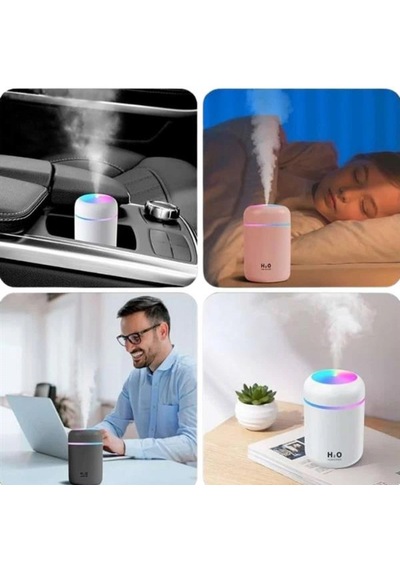 Sevgiliye Özel Led Işıklı Usb Şarjlı 300 Ml Ultrasonik Hava Nemlendirici Aroma Difüzörü