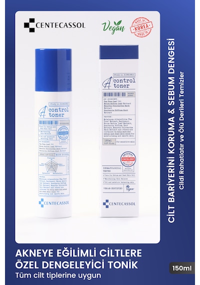 Centecassol Çay Ağacı Yaprağı Özlü Vegan Yatıştırıcı ve Onarıcı Tonik 150 ML
