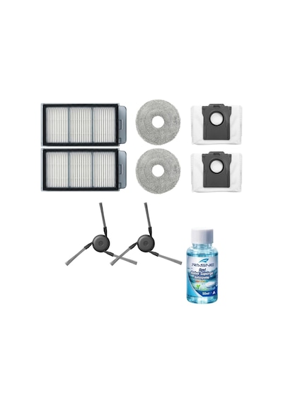 Dreame L40s Pro Ultra İle Uyumlu 2 Yan Fırça 2 Filtre 2 Mop 1 Deterjan 2 Toz Torbası Genel