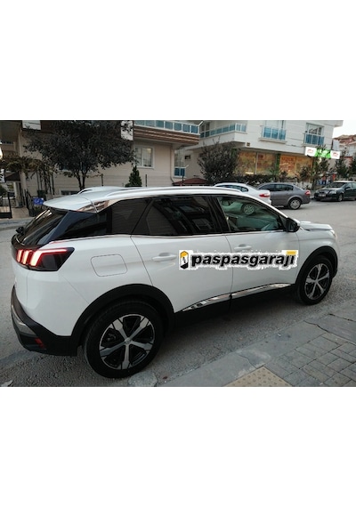 S-Dizayn Peugeot 3008 Krom Yan Kapı Çıtası 4 Prç. 2016  Üzeri