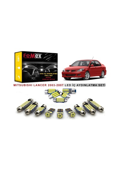Mitsubishi Lancer Led Iç Aydınlatma Ampul Seti Femex Parlak Beyaz (531101144)