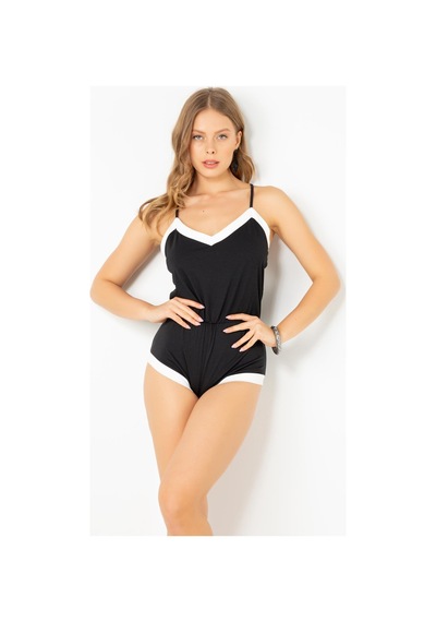 Miorre Doremi Pamuklu Şortlu Tulum Pijama 001
