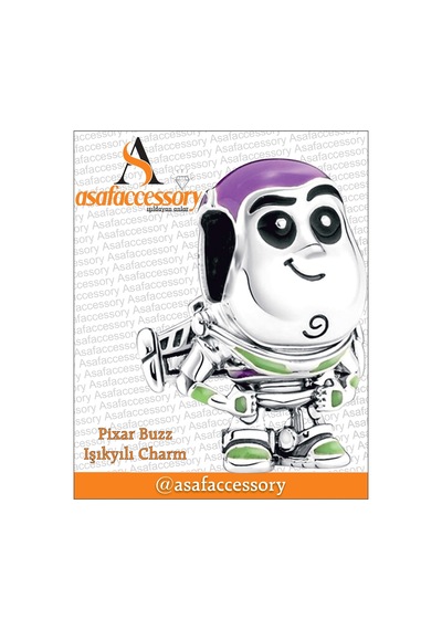 Pixar Buzz Işıkyılı Charm Gümüş