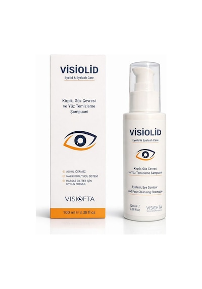 Visiolid Kirpik Göz Çevresi Ve Yüz Temizleme Şampuanı 100 ML