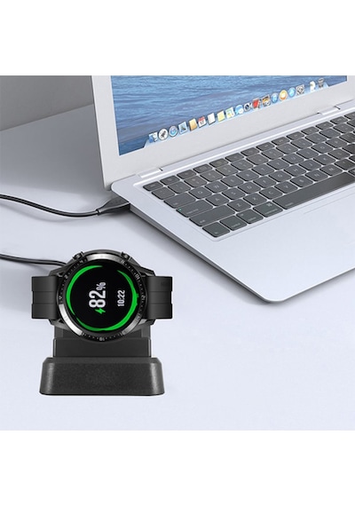 Huawei Watch Gt- Gt2 -Gt2E Magic - Dream Şarj Kablosu Stand (194213285)-Siyah Huawei Watch Gt- Gt2 -Gt2E Magic - Dream Şarj Kablosu Stand (194213285)-Siyah