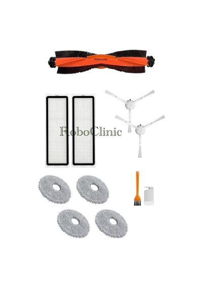 Xiaomi Robot Vacuum X10 Plus X20 Plus Uyumlu Yedek Fırça,hepa Filtre,mop Seti-11 Parça