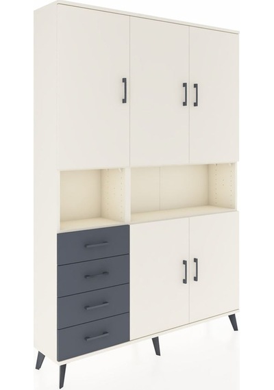 Arges Dolap 7 Raflı 4 Çekmeceli 5 Kapaklı 132x30x195 Aytaşı-aytaşı/antrasit Aytası/antrasıt Arges Dolap 7 Raflı 4 Çekmeceli 5 Kapaklı 132x30x195 Aytaşı-aytaşı/antrasit Aytası/antrasıt