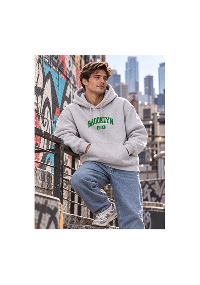 North Whiskers Brooklyn Yazı Baskılı Unisex Hoodie Vintage College Kapüşonlu Sweatshirt Gri - 930761959 Gri - 930761959 Gri North Whiskers Brooklyn Yazı Baskılı Unisex Hoodie Vintage College Kapüşonlu Sweatshirt Gri - 930761959 Gri - 930761959 Gri