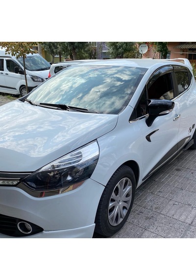Sts Oto Aksesuar Renault Clio 4 Batman Yarasa Ayna Kapağı Piano Black Abs Plastik (02)