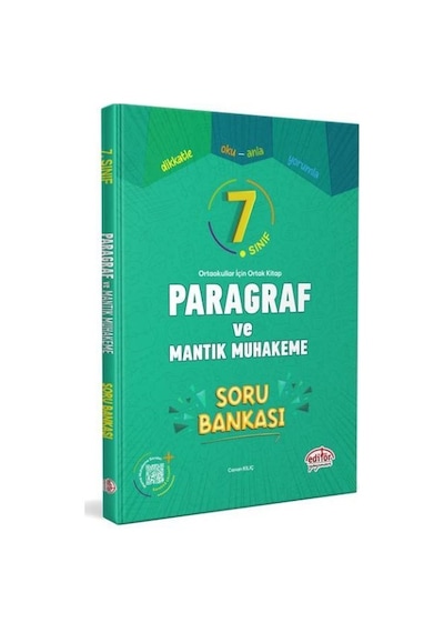 7.Sınıf Paragraf ve Mantık Muhakeme Soru Bankası- Editör