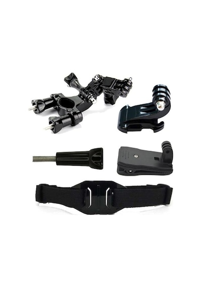 Aksiyon Kamera Kask Klipsi J-hook 8 Parça Motorcu Aksesuar Seti