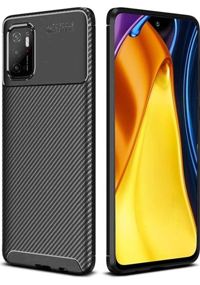 Xiaomi Poco M3 Pro Karbon Görünüm Negro Silikon Kilif 545505759