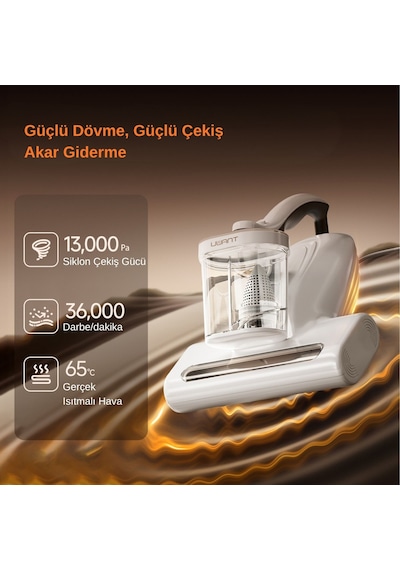 13,000Pa Emiş Gücü, Yatak & Koltuk Süpürgesi, Derin Hijyen M500