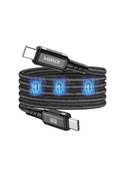 60w Mıknatıslı Usb-c Data Ve Şarj Kablosu Ip-25