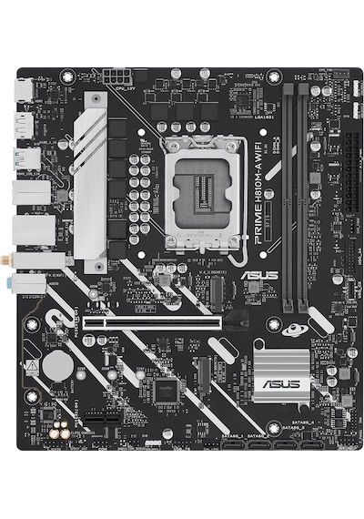 Asus Prime H810M-A Wifi Intel H810 6400 MHz DDR5 Soket LGA1851 M.2 mATX Anakar