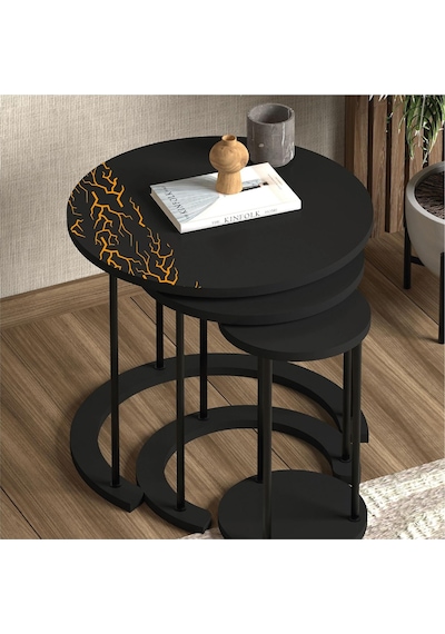 Şimşek Sticker 25x25cm Folyo Kesim Evrensel Desen Kaplama Turuncu
