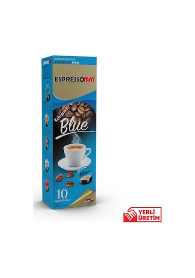 Espressomm® Tchibo Cafissimo Makineleri İle Uyumlu Blue Kafeinsiz Kapsül Kahve 10'lu
