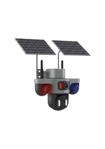 Çift Solar Panelli 4g Kablosuz Ip Güvenlik Kamerası 9mp Ve Hareke