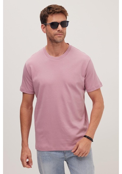 Tudors Unisex Relax Fit Rahat Kesim %100 Pamuk Yumuşak Dokulu Hafif Kalın Lila Bisiklet Yaka Tişört-34944 Lila Tudors Unisex Relax Fit Rahat Kesim %100 Pamuk Yumuşak Dokulu Hafif Kalın Lila Bisiklet Yaka Tişört-34944 Lila