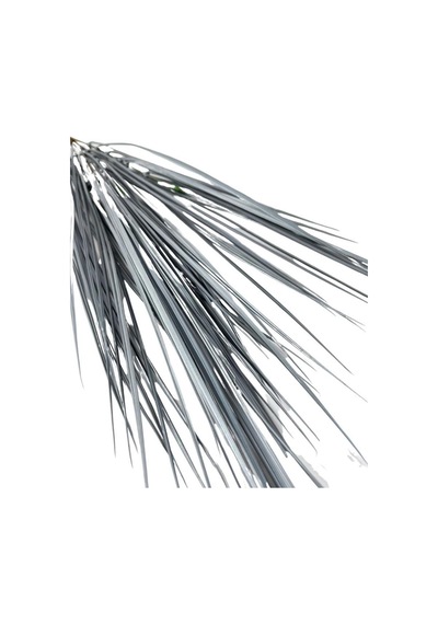 Yapay Çiçek Gümüş Renk Grass Saz 50Cm Bitki Yapay Çiçek Dekor Çiç