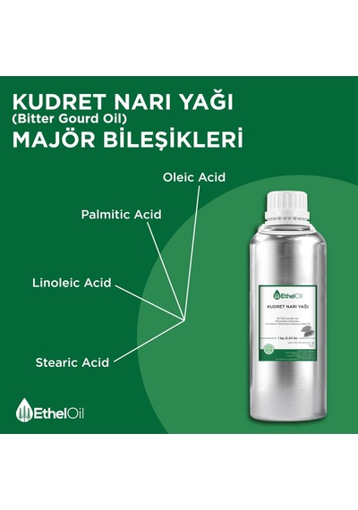 Etheloil Kudret Narı Çekirdeği Sabit Yağı 1 KG