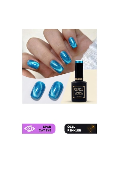 Misyul Uv Led Kalıcı Oje Nail Art 15 Ml Spar Cat Eye Sc10