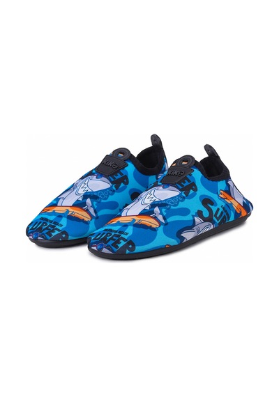 Kiko Kids Surfer Havuz Plaj Erkek Çocuk Deniz Ayakkabısı 7561 Royal Royal Saks Mavi