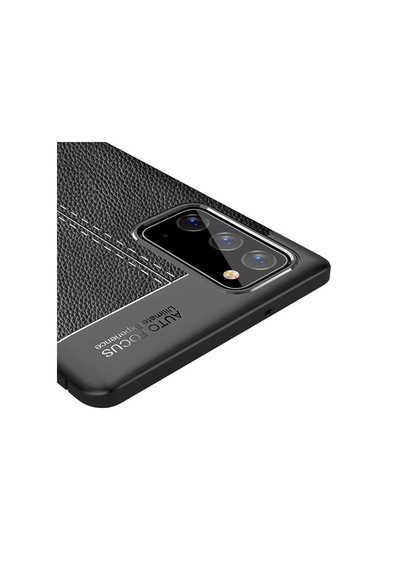 Samsung Uyumlu Galaxy Note 20 Kılıf Deri Tarzı Niss Silikon Case