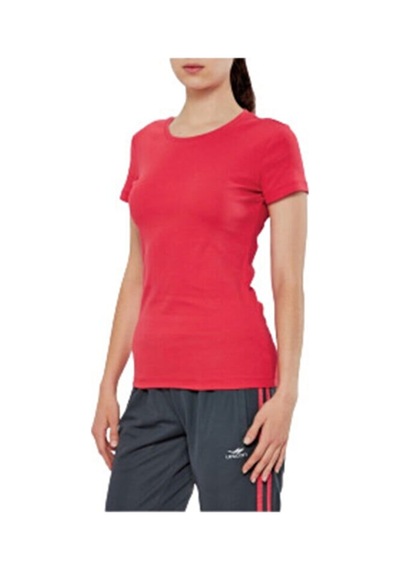Lescon 15S-2210 Penye Kadın T-Shirt Kırmızı S Kırmızı