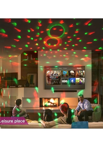 Uzaktan Kumandalı Kristal Disko Led Işıklı Ve Hapörlörlü Rgb Led